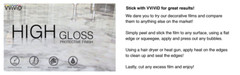 VVivid White Black-Veined Marble Vinyl Wrap Architectural Film | V128