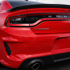 For Charger 2015-2023 Smoke Tail Light Rear PreCut Tint Overlay Vinyl Decals Ppf
