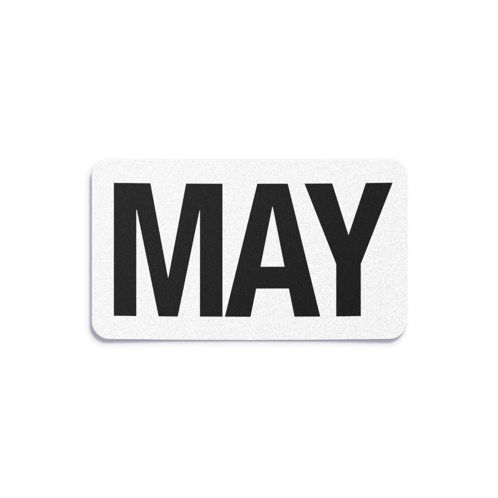 MAY California License Plate NEW 2025 Month Sticker – DMV Registration Tag