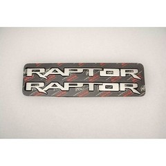 Running Board Letters 2p for 2017-18 Ford F-150 Raptor [Stainless Steel/Brushed]