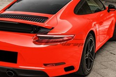 2FTx5FT PPF Racing Red Gloss Color Vinyl Paint Protection Film Scratch Car Wrap