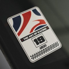 LOGIXEE The Art Of Racing Homemade Sticker | Water Resistant & UV-Protected