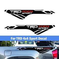 Pair TRD 4×4 Sport Stickers Decals For Tundra Tacoma 4Runner Bedside Left Right