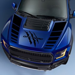 Racing Stripes Car Sticker Claw Scratch Decal Auto Hood Bonnet Vinyl Body Decor