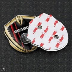 Brabus 3D metal shield emblem sticker car for fender hood