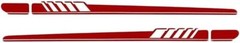 2pcs Universal Car Body Side Decor Trim Long Stripe Graphics Decal Sticker – RED