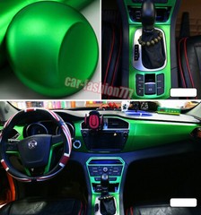 Bubble Free Entire Car Satin Matte Chrome Vinyl Wrap Hood SUV Sticker Green US