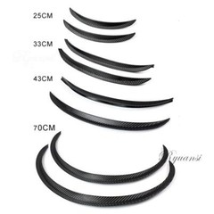 2x Car Fender Flares Wheel Eyebrow Arch Extension Protector Moulding Trim Strip