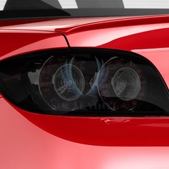 Gloss Dark Black Headlight Taillight Sidemarker Protective Light Tint Film Vinyl