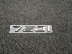 Chrome Number Trunk Rear Letters Word Badge Emblem Sticker for BMW 7 Series 750i