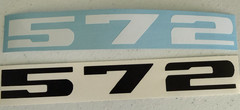 Custom 572 Automotive Decal Set – Universal Fit