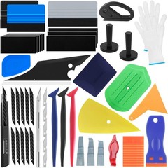 Vinyl Car Wrap Film Tool Kit Window Tint Application Squeegee Installation