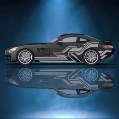 Car Decals; Racing Car Decal; Comes With Both Sides; Cool Sports Decals; Custom