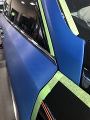 VVivid Xpo Metallic Blue Brushed Steel Vinyl Wrap Film | V164