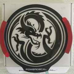 Dragon Light Up Decal Powerdecal Backlit LED Motion Sensing Auto Decal