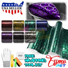 ESSMO PET Marble Forged Gloss Carbon Fiber Vehicle Vinyl Wrap Decal Sticker Film