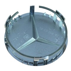 NEW OEM Wheel Center Cap & Raised Star Chrome LH RH Front Rear for Mercedes Benz