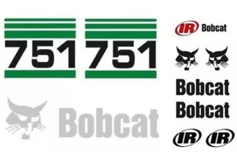 (ORIGINAL LOOK) BOBCAT 751 NEW FULL DECAL STICKER SET KIT free shipping.