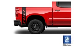 2019 20 21 22 23 24 Chevy Silverado 1500 Matte Black RST Rear Bedside Decals 2