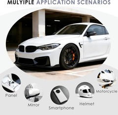 Smooth Finish 1ft x 5ft Car Vinyl Wrap in Matte White – Enhances Car Appearance
