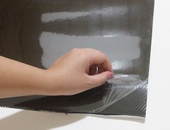 5D Gloss Black Carbon Fiber CF 2FT x 5FT Vinyl Auto Car Wrap Sticker Decals Film