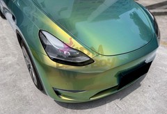 ESSMO PET Super Gloss Metallic Urban Bamboo Vehicle Vinyl Wrap Decal Like Paint