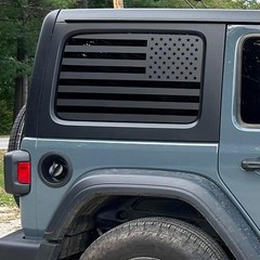 Rear Window American Flag Decal Compatible with Jeep Wrangler JL JLU 2018-202…