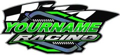 Custom Your Name Racing Decals Trailer Truck MX ATV Race Car Go Kart Sprint IMCA