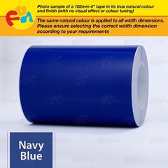 DARK BLUE 9/16″ 15mm Double Lines STRIPE Car Streamline TAPE Decal Vinyl Sticker