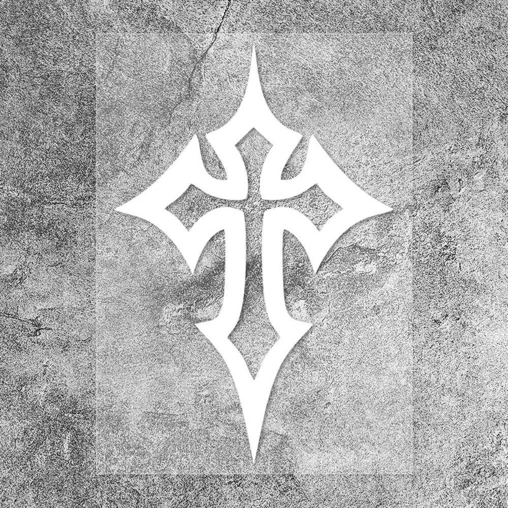 Creative Cross Pattern Motorcycle Sticker Waterproof Vinyl Decal Racing Helmet