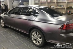 Electro Metallic Satin Titanium Grey Vinyl Wrap Car Film Premium Quality Wrap