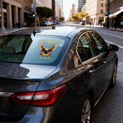 250th Anniversary of America Merchandise Car Window standard, Multicolor