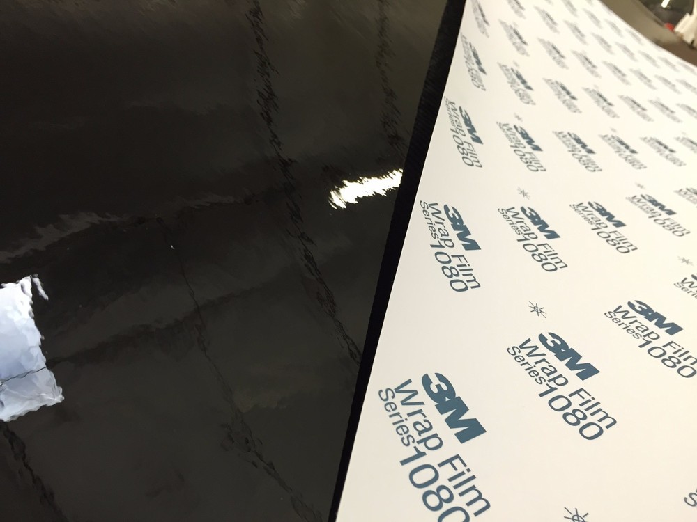 3M 2080 Gloss Black Wrap Film Series 1FT x 5FT G12 Car Vinyl Auto Vehicle Wrap