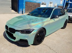 Laser Flip Gloss Teal Metallic Glossy Rainbow Holographic Vinyl Wrap Sticker