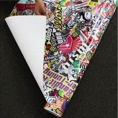 Car Sticker JDM Panda Cartoon Graffiti Bomb Wrap Sheet Vinyl Decal Waterproof