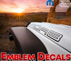 Jeep Wrangler MOAB Hood Decals 2018 2019 2020 2021 2022 2023 2024 2025