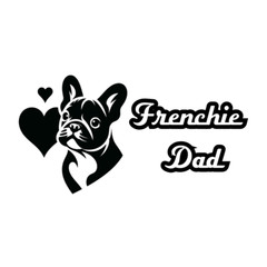 Frenchie Mum Vinyl Decal – 16 x 6cm – French Bulldog