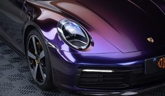 Ultra Gloss PET Liner Chameleon Color Shift Red Blue Purple Car Vinyl Wrap Film