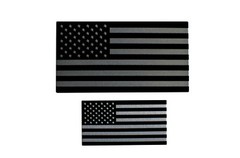 3D Aluminum American Flag Sticker Emblem Decals (Combo Pack)