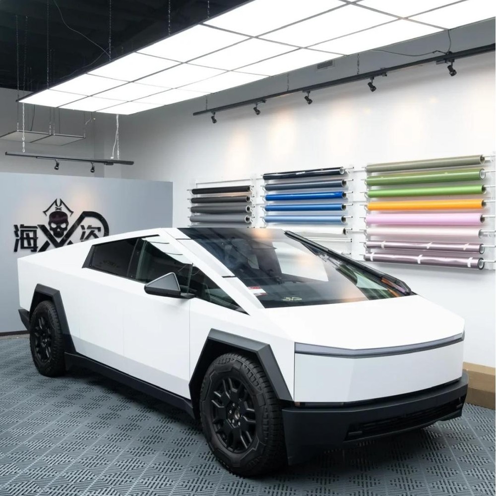Cybertruck DIY PPF Paint Protection Film Vinyl Wrap Color Matte Ceramic White