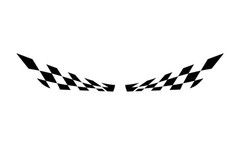 2 PCS Car Side Sticker For Mercedes Benz Smart Fortwo W453 W451 Racing Stripes