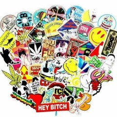 1000Pc Mixed Sticker Pack Motocross Motorcycle Drift Car ATV Racing Helmet Decal