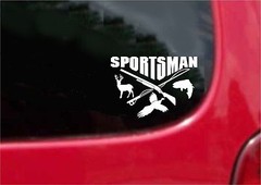 2 (PCS) Sportsman Stickers Decals 20 Colors To Choose From