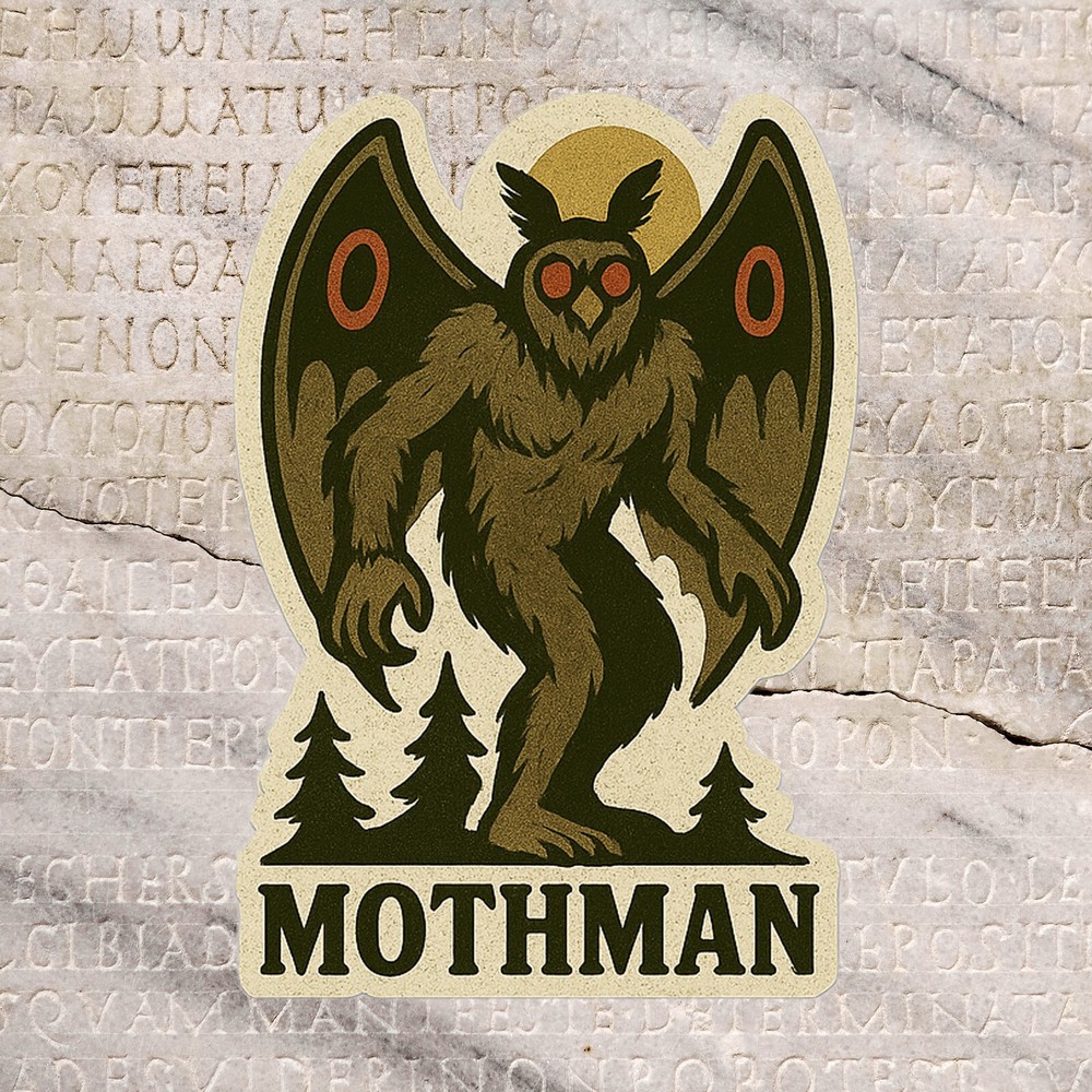 Mothman Decal Cryptid Sticker for Car Truck Window Bumper DieCut Vinyl
