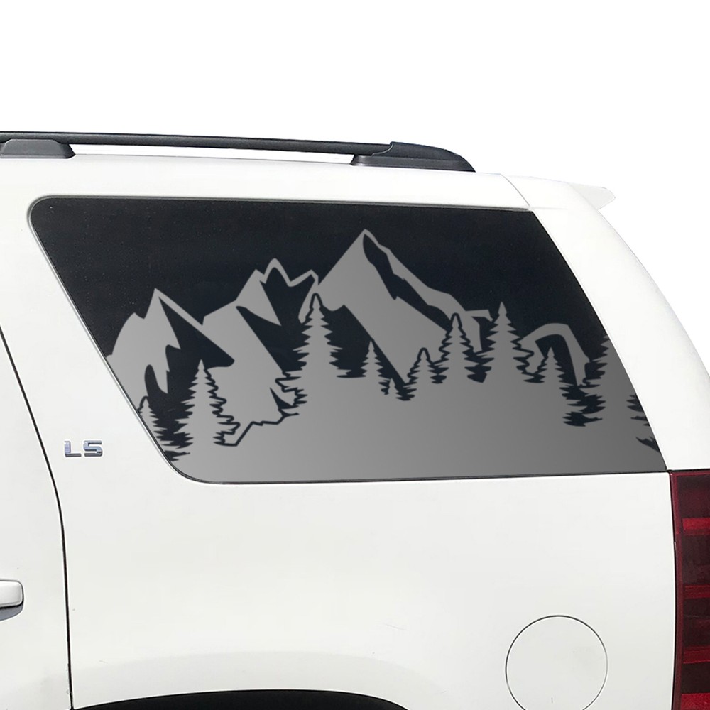 American USA Flag Decals for Rear window 2007-2014 Chevy Tahoe GMC Yukon MX1-CT1
