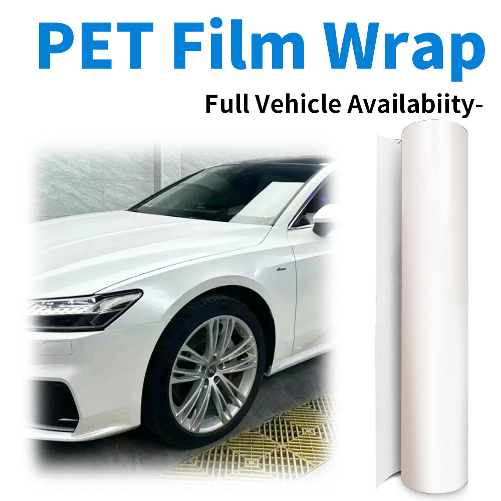 Pearl White Gloss Metallic Glitter Vinyl Film Wrap Sticker Decal Air Bubble Free