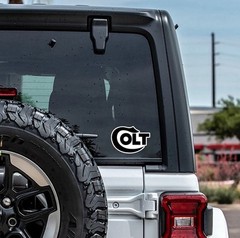 COLT FIREARMS LOGO LARGE VINYL DECAL STICKER CAR BUMPER 6” Inches