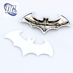 Batman Car Decal 3D Metal Auto Motorcycle Logo Laptop Decals black Chrome USA