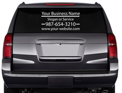 Personalized Custom Business Name Car Sign Vinyl Lettering Decal Truck phone BS9