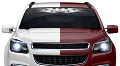109-01 NAUTICAL STAR Windshield Decal Window Sticker Vinyl Graphic Banner Star